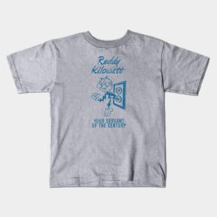 Reddy Kilowatt - Vintage Retrocolor Blue Kids T-Shirt